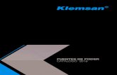 FUENTES DE PODER - klemsan.com.tr de... · La fuente de poder Riel KLEMSAN DIN RAIL adopta una estructura compacta, y su tecnología única e innovadora ofrece la máxima garantía