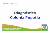 Diagnósco Colonia Popotlaconvivenciajoven.org.mx/wp-content/uploads/2016/04/dx-popotla.pdf · Si la población total de la Colonia Popotla es de 15,385 habitantes, el 13 por ciento