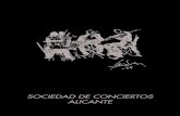 SOCIEDAD DE CONCIERTOS ALICANTE · 2021. 1. 4. · 4 CUARTETO CASALS Visitó la Sociedad de Conciertos de Alicante en cinco ocasiones: - 04/11/1998, interpretando obras de Beethoven