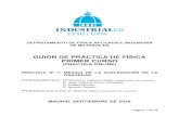 GUIÓN DE PRÁCTICA DE FÍSICA PRIMER CURSOfaii.industriales.upm.es/.../PRACTICA1_curso2020-2021.pdfPágina 1 de 19 DEPARTAMENTO DE FÍSICA APLICADA E INGENIERÍA DE MATERIALES GUIÓN
