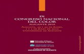 IX CONGRESO NACIONAL DEL COLOR - RUA: Principalrua.ua.es/dspace/bitstream/10045/16494/1/actas_IX_CNC... · 2020. 3. 2. · Universidad de Extremadura Universidad Politécnica de Cataluña