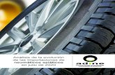 Análisis de la evolución de las importaciones de neumáticos … · 2020. 9. 28. · Único Administrativo (DUA) que hacen los importadores y no las ventas de neumáticos importados
