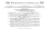 ÓRGANO DEL GOBIERNO CONSTITUCIONAL DEL ...po.tamaulipas.gob.mx/wp-content/uploads/2016/09/cxli-116...instalaciones ubicadas en Gustavo Díaz Ordaz, Tamaulipas. (ANEXO) ACUERDO Secretarial