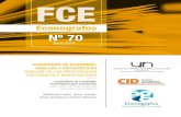 FCEfce.unal.edu.co/publicaciones/images/documento-econografos-70.pdfCiencias Económicas. Agradecemos los comentarios que permitieron mejorar la calidad de este trabajo. De igual forma,