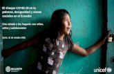 El choque COVID-19 en la pobreza, desigualdad y clases ...Fuente: UNICEF e Inclusión SAS a partir de la Encuesta Nacional de Empleo, Desempleo y Subempleo-ENEMDU ¿Cómo afecta a