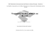 Tratamento das PMES no Brasil Seminario Fortaleza/V... · 2006. 11. 22. · Tratamento das PMES no Brasil XIII Seminário Internacional de Países Latinos Europa - América La Gestión