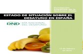 ESTADO DE SITUACIÓN SOBRE EL DESAYUNO EN ESPAÑA › AECOSAN › docs › documentos › ...Igualmente es importante significar que los cereales de elección deben ser los integrales