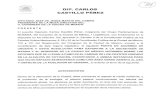 DIP. CARLOS CASTILLO PEREZ · 2019. 1. 8. · DDP. CARLOS CASTILLO PEREZ septiembre de 1998, el Gobierno de la Ciudad determino que fuera entregado a la entonces Unidad de Zoologicos