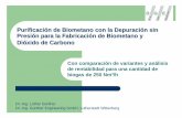 Purificación de Biometano con la Depuración sin Presión para ......Hidrocarburos Nitrógeno N no valores máximos no valores máximos 2