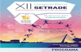XII Congreso Bienal SE- · 2016. 11. 14. · Estimados compañeros: Me complace dirigirme a vosotros para presentaros el XII Congreso Bienal SE- TRADE, que se celebrará en Pontevedra