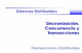 Sistemas Distribuidos - UPMlaurel.datsi.fi.upm.es/_media/docencia/asignaturas/sd/... · 2013. 5. 22. · Transacciones de Larga Duración • Modelos de transacciones caracterizados