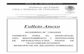 Folleto Anexo - Chihuahua · 2020. 11. 28. · de telecomunicaciones, a fin de que se emita una resolución por parte de la Autoridad. III. Aviso: Trámite administrativo simplificado