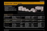 ZS-HL Hoja de especificaciones...Serie ZS-HL 1 El sensor de medida escalable para todo tipo de superficies Serie ZS-HL • Alto rango de detección dinámica para todo tipo de superficies