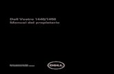 Vostro 1450 Manual del propietario · 2013. 10. 25. · Dell Vostro 1440/1450 Manual del propietario Modelo reglamentario P22G Tipo reglamentario P22G001, P22G003