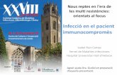 Infecció en el pacient immunocompromès · 2019. 11. 13. · Nous reptes en l'erade les multi resistències: orientats al focus Isabel Ruiz Camps Servei de Malalties infeccioses.