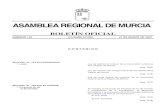 BOLETÍN OFICIALhermes.asambleamurcia.es/documentos/pdfs/boar/Boar.06/... · 2011. 6. 2. · régimen jurídico especial aplicable al patrimonio arqueológico y al patrimonio paleontológico.