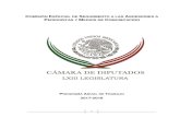 2017-2018 - diputados.gob.mx · Locutor de la estación de radio “La Señal” de Jojutla. 8. Javier Valdez Cárdenas, 15 de mayo de 2017, Sinaloa. Corresponsal de “La Jornada”
