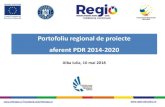 Portofoliu regional de proiecte aferent PDR 2014-2020regio-adrcentru.ro/.../2018/05/4.-Prezentare-portofoliu.pdf · 2018. 5. 18. · Portofoliu regional de proiecte Centru Capitolul