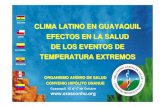 BOLIVIA CLIMA LATINO EN GUAYAQUIL EFECTOS EN LA … › documentos › 008CCES-Cambios...• Exposición continuada a temperaturas y humedad altas • Temperatura corporal ≥40,6º
