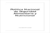 Política Nacional de Seguridad Alimentaria y Nutricionaldesastres.usac.edu.gt/documentos/docgt/pdf/spa/doc0102/... · 2020. 3. 19. · Política Nacional Seguridad Alimentaria y