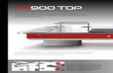 La LX 900 Top ofrece una línea elegante y moderna, donde ... · de un sistema de regulación milimétrica que garantizan un montaje perfecto. ... Asador Eléctrico Multifunción