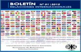 BOLETÍN RELACIONES INTERNACIONALES boletin · 2016. 3. 2. · en el Marco de Relaciones Internacionales en la UTN”, en las instalaciones del Rectorado de UTN ... continuar fortaleciendo