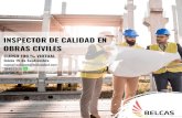OBRAS CIVILES INSPECTOR DE CALIDAD EN · 2020. 9. 5. · 7. Manual de funciones del inspector de calidad de obras civiles 7.1 Relación Cliente - Contratista 8. Puntos clave del módulo