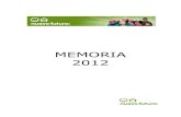 MEMORIA DEFINITIVA NF 2012 · 2019. 11. 13. · Memoria 2.012 Asociación Nuevo Futuro 4 2. INFORMACION INSTITUCIONAL 2.1. Introducción La Asociación Nuevo Futuro es una entidad