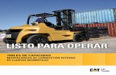 LISTO PARA OPERAR - Logisnext Americas...5 Hecho para Rendir Con una capacidad de levantamiento de 7,000 kilogramos y un poderoso motor de seis cilindros, el montacargas Cat DP70NM