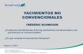 YACIMIENTOS NO CONVENCIONALES · 2018. 11. 23. · Yacimientos no convencionales – F. Schneider – Diciembre 2014 Se producen hidrocarburos de baja movilidad dentro de reservorios