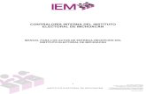 CONTRALORÍA INTERNA DEL INSTITUTO ELECTORAL DE … Entrega-Recepcin... · 2020. 10. 15. · 5 GLOSARIO Auditoría Superior Auditoría Superior del Estado de Michoacán de Ocampo.