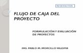 FLUJO DE CAJA DEL PROYECTOs06938d77ebd85b76.jimcontent.com/download/version... · 2013. 11. 30. · GENERALIDADES La proyección del flujo de caja (FC) constituye uno de los elementos