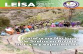Plataforma Nacional de Suelos en Bolivia: historia y experiencias...yaron y continúan apoyando las iniciativas con materiales e inversiones para el mejo-ramiento del suelo, semillas,