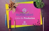 CONTENIDO · 2020. 1. 16. · PAPEL EUROCOLORS BICOLOR ORIGAMI OG0003 Tiras de papel Bicolor 3 mm x 28 cm 500 hojas/PQT 10 Colores: Rojo / Amarillo • Naranja / Negro • Rosa