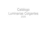 Catálogo Luminarias Colgantes · 2020. 11. 11. · lampara colgante moderna negra 2x14 d:80mm l:1000mm. gd-c061w-s lampara pared moderna negra 4x14 d:120mm l:600mm. sk-3538-p1 colgante