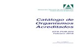 Catálogo de Organismos Acreditados · Boliviano de Metrología - IBMETRO asume competencias y atribuciones del OBA, constituyendo para este efecto una Dirección Técnica de Acreditación