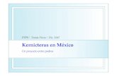 Kernicterus en México · 2019. 9. 5. · Kernicterus. • Es un tipo de daño cerebral que puede resultar cuando la ictericia no es tratada apropiadamente. Un niño con KI puede