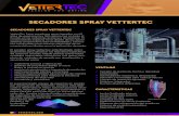 VetterTec Spray Dryer...VetterTec „successful drying systems“ tec.com y ec Secadores Spray VetterTec VetterTec ofrece secadores spray basados en 30 años de experiencia y 150 referencias