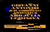 G GiovAnni Antonini —A Amb juliA lezhnevA Armonico...2014/07/18  · cor op. X núm.1 RV 433, "La tempesta di mare" (1728) Allegro Largo Presto 1/ ANTONIO 7 min. VI V ALDI VENÈCI