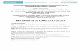 DOCUMENTO DE CONSULTA PÚBLICA - Infraestructura · Para el caso de La Plata, las dos principales cañerías de alimentación de agua superficial (H°A° DN 2000 mm y PRFV DN 1200
