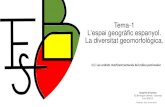 Tema-1 L’espai geogràfic espanyol. La diversitat ...€¦ · Tema-1 L’espaigeogràfic espanyol. La diversitat geomorfològica. Geografia d’Espanya IES Berenguer Dalmau - Catarroja