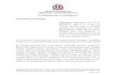 República Dominicana TRIBUNAL CONSTITUCIONAL EN ......interpuesto por Patria Morillo Ferrera y Hotel Patria contra la Sentencia núm. 325, dictada por la Primera Sala de la Suprema