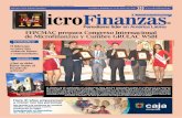 FEPCMAC prepara Congreso Internacional de Microfinanzas y … · 2017. 9. 1. · También participarán Sebas-tian Nieto Parra, director del De-puty Head of the Latin American and