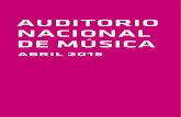 auditorio nacional de música · Orquesta Sinfónica Estatal y Coro Ucranianos Arias y coros de las óperas más famosas de G. Bizet, G. Verdi y G. Puccini entre otros Venta desde: