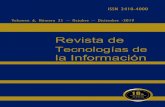 Tecnologías de Revista de la Información › bolivia › researchjournals...Artículo Revista de Tecnologías de la Información Diciembre, 2019 Vol.6 No.21 1-8 El empleo de las