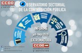 Informe por organismo julio, agosto, septiembre Extremadura … · 2020. 11. 25. · Promedio Licitadores: Importe licitación Euros. Importe adjudicado Euros: DIFERENCIA Importes.