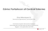 Cómo Fortalecer el Control Interno · I Seminario Control Interno & Compliance Autorregulador del Mercado de Valores de Colombia Bogotá, 7 de septiembre de 2010 3. Fallas Comunes: