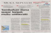 Tambahandana wajarpsasir.upm.edu.my/id/eprint/60487/1/Tambahan dana wajar... · 2018. 5. 2. · KACA MAYA C)Profesor Datin Paduka Dr Aini Ideris , _ Naib Canselor Universiti Putra