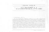 LA RETÓRICA I LA LINGÜÍSTICA, 1775 1900La retórica i la lingüística. 17/5-1900 èn llatí) que ajudaven a enriquir la llengua i a usar-la amb '•variació" (flexibilitat i elegància).