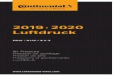 Continental Tires - 2019 · 2020 Luftdruckblobs.continental-tires.com/www8/servlet/blob/376790/296... · los neumáticos en frio de Continental. La presión de aire deberá ser controlada